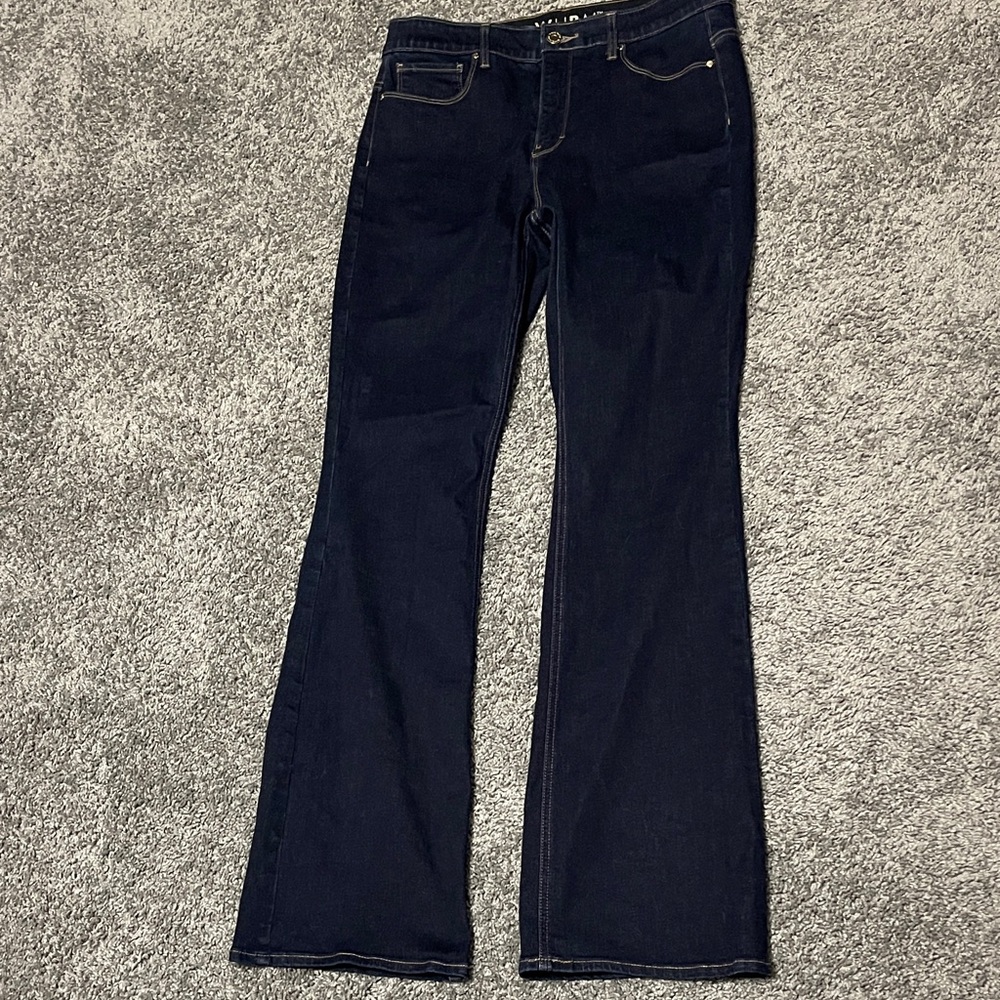 White House Black Market Skinny Flare Jeans